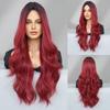 Fashion Women's Medium Gradient Long Curly Wig Big Wave Chemical Fiber Wig