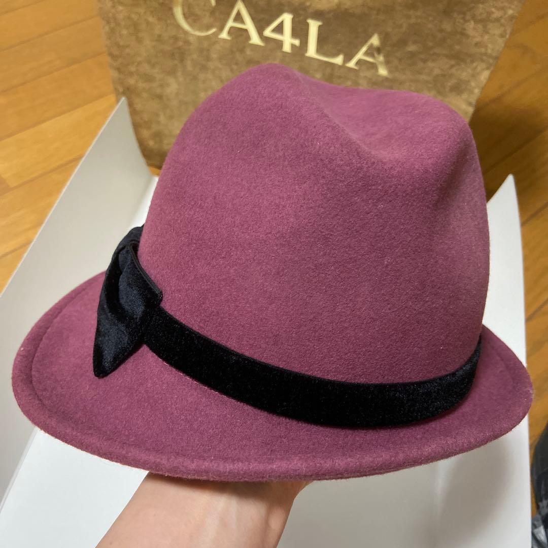 Used CA4LA Wool Hat Felt Hat Ribbon