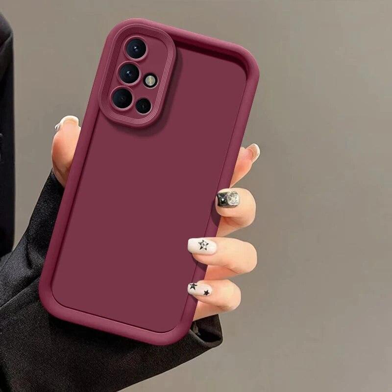High Quality Silicone Cases for Samsung Galaxy A51 A71 A55 A35 A25 A15 A05 A05S A54 A34 A24 A14 A53 A33 A23 A13 A03 A52 A56 A06 A26 Soft Case Cover