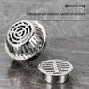 304 Stainless Steel Round Anti-Clog Balcony Floor Drain
