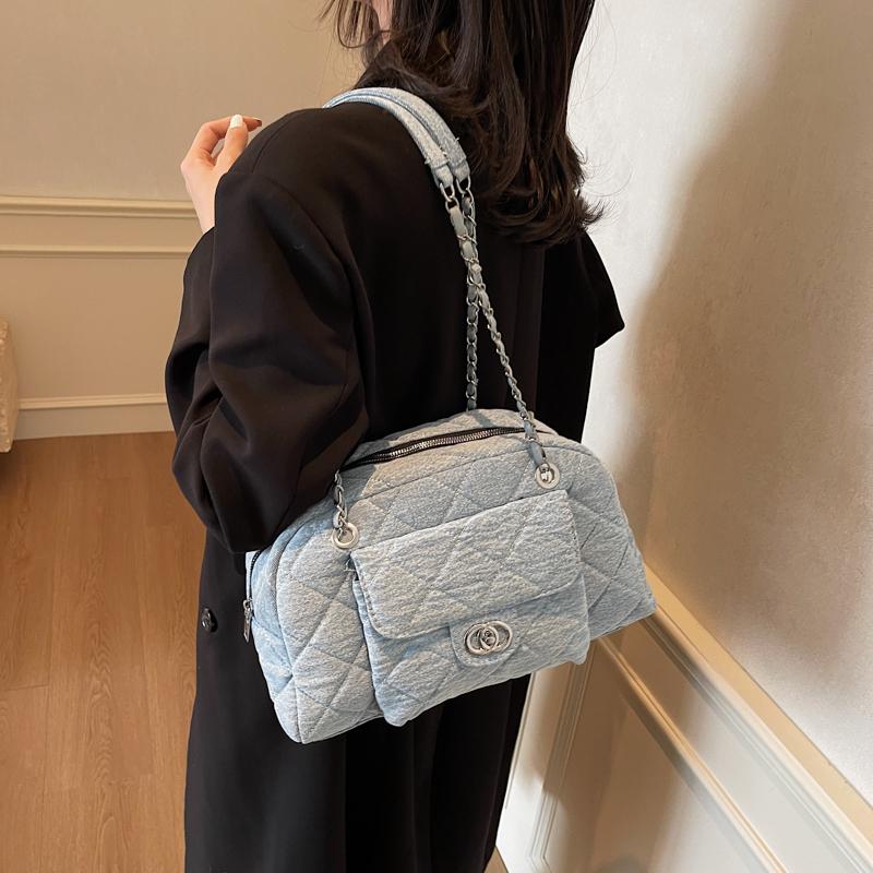 Damen Unterarm-Kettentasche Große Kapazität Leichte Tragetasche