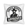 Approved Chuck Norris Square Pillow Cases  Cushion Cover Customized Zipper Decor Pillowcase for Living Room xcm
