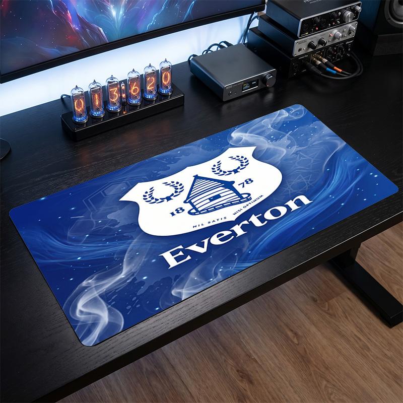 Tappetino per Mouse Grande Stampa Calcio Everton, Tappetino Esteso Antiscivolo per Scrivania da Gioco per Ufficio Casa