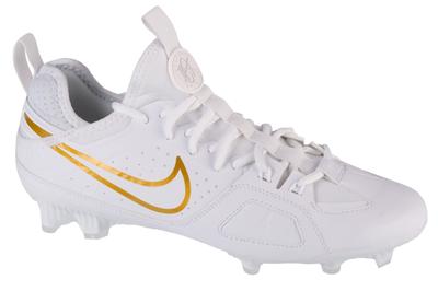 Huarache 9 Varsity Lax FG, Mens White Football Cleats