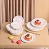 Disposable Paper Plate Set For Kid Diy Craft Art Activities With Round Shape For Classroom Use