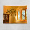 Oceanview window backdrop fabric digitalprinted polyester tapestries living rooms bedrooms macrame wall hanging room decor