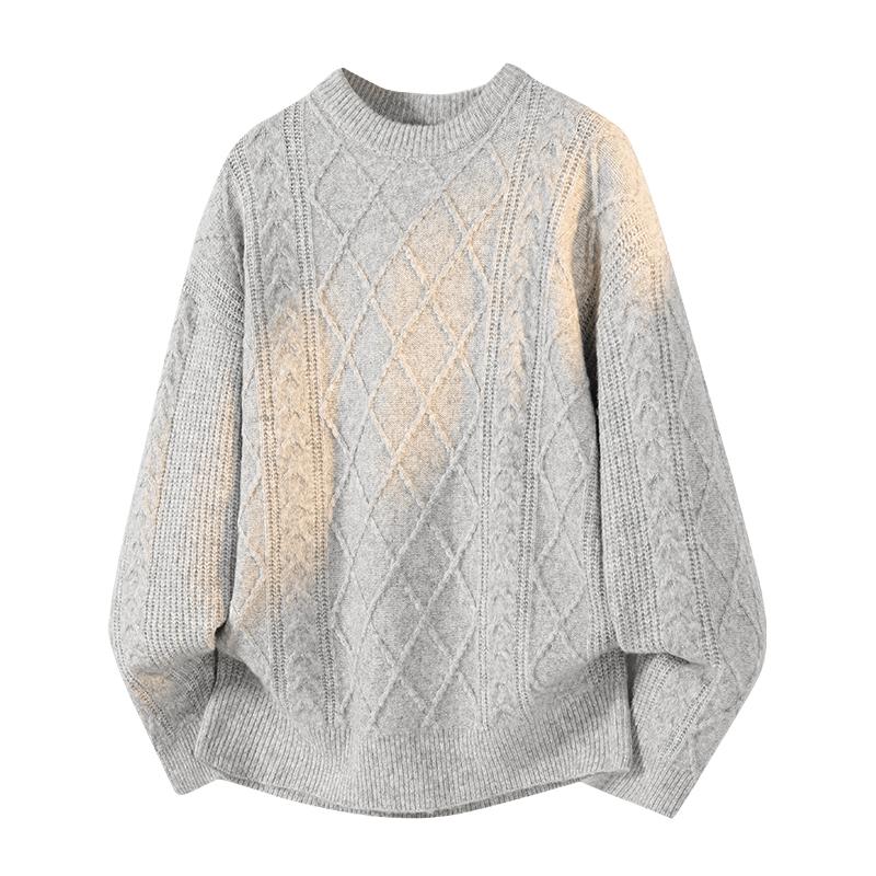 Autumn And Winter Sweaters For Men's Couples, Loose And Casual Men's Knitted Sweaters, Men's Long Sleeved Knitted Sweaters