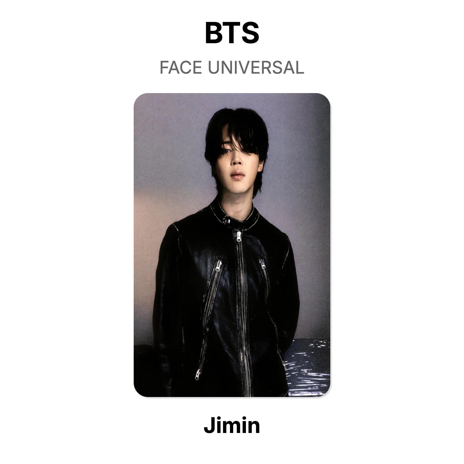 BTS Jimin FACE UNIVERSAL Official Photocard Jimin