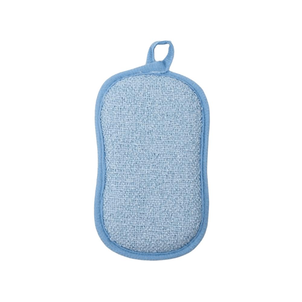 Steel Wool Dishcloth Sponge Eraser Doublesided Reusable Kitchen Cleaning Sponges Durable Cleaning Cloth Kitchen Cleaning синий