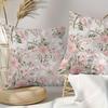 1Pc French Countryside Rose Pillow Cover, 2D Double-Sided Polyester Cushion Case, Elegant Pastoral Decor Pillowcase, Ideal Gift
