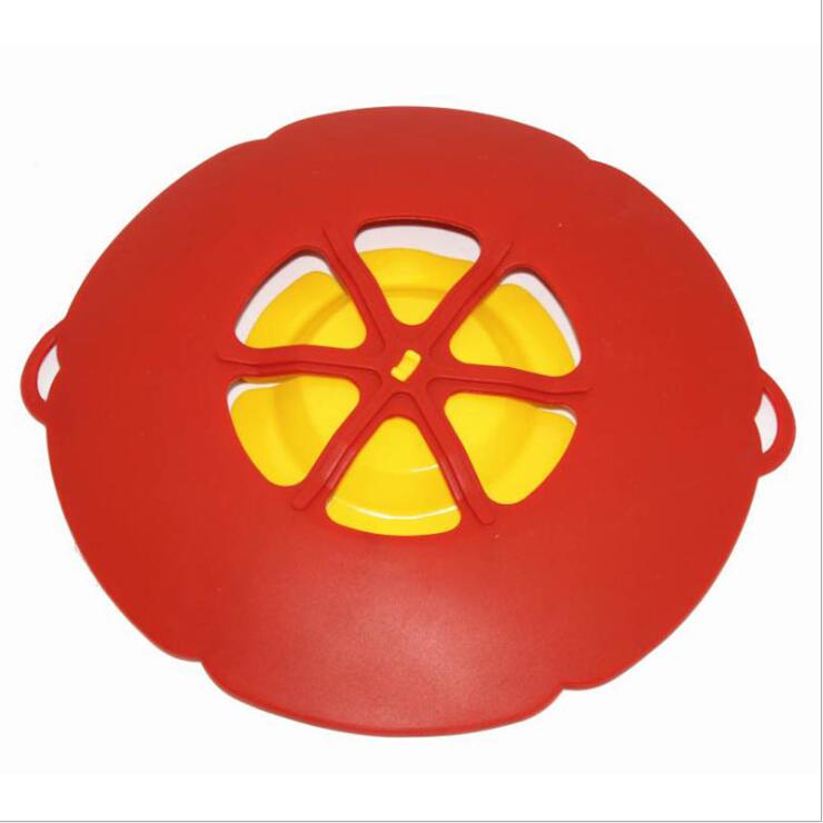

26 см бытовая пылезащитная крышка с защитой от брызг, масляная силиконовая крышка с защитой от перелива красный