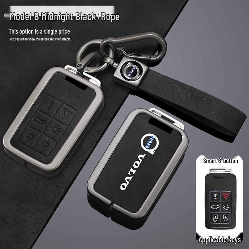Volvo XC60/S60/V90/V60/S40/S80 Key Cover - Zinc Alloy Shell