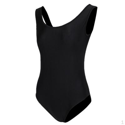 Black Monokini Swimsuit Spandex Bodysuit Bathing Suit Women