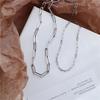 18K Gold-Plated Titanium Steel Necklace - Thick Chain Clavicle Design Inspired by Japan, Korea, Europe, and America