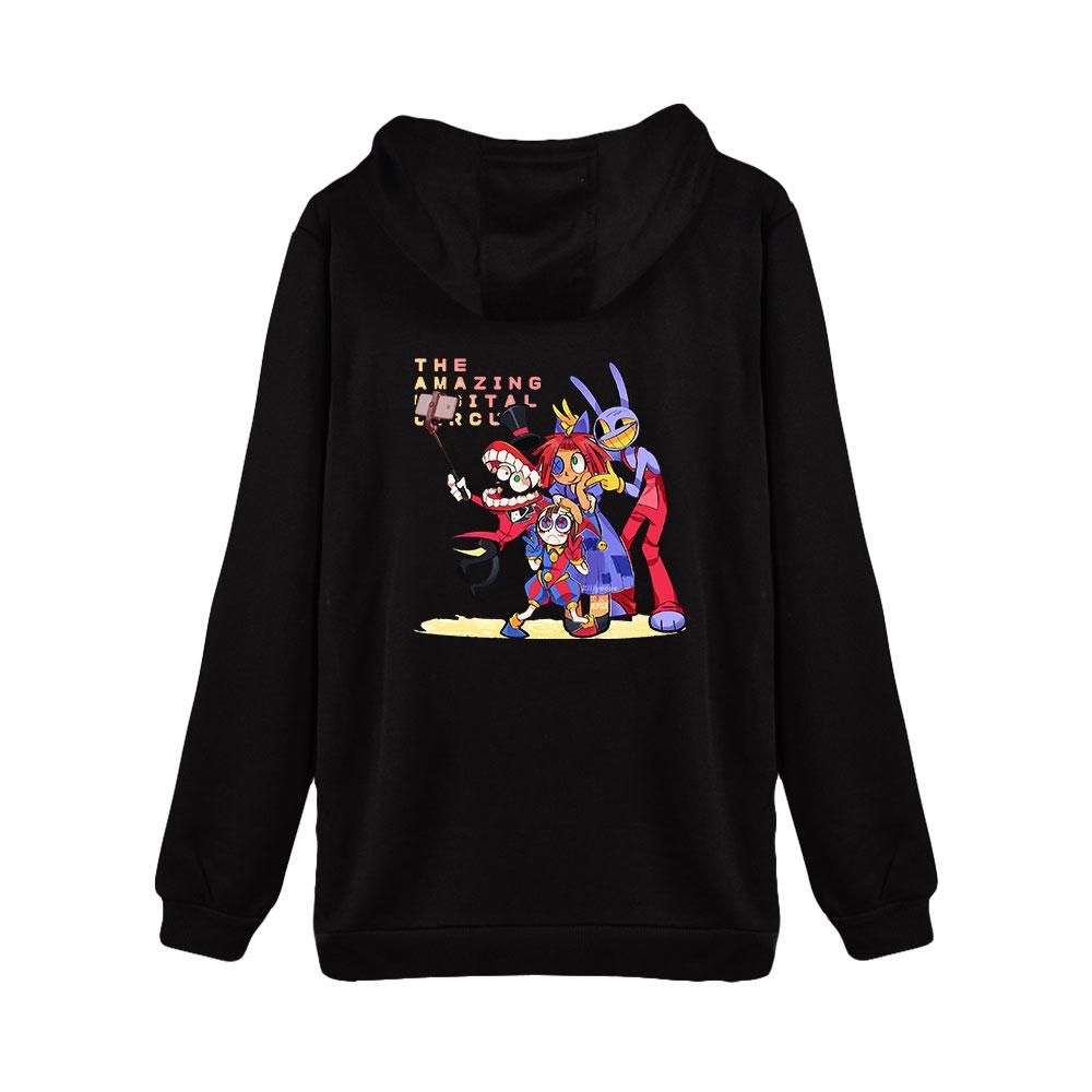 Fashion Women Men's Hoodie The Amazing Digital Circus Anime Print Comfortable Hoodie High Quality Autumn Men's Hooded Jacket Zipper Sweatshirt