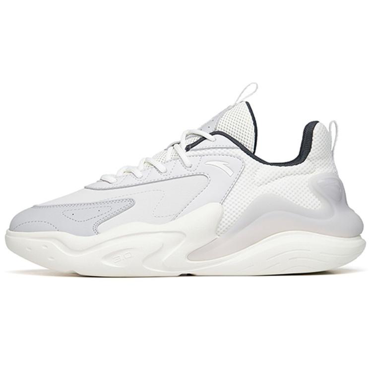 ANTA Chaobai 3.0 Casual Shoes White Grey Black Men s 112238840-7 EU 44