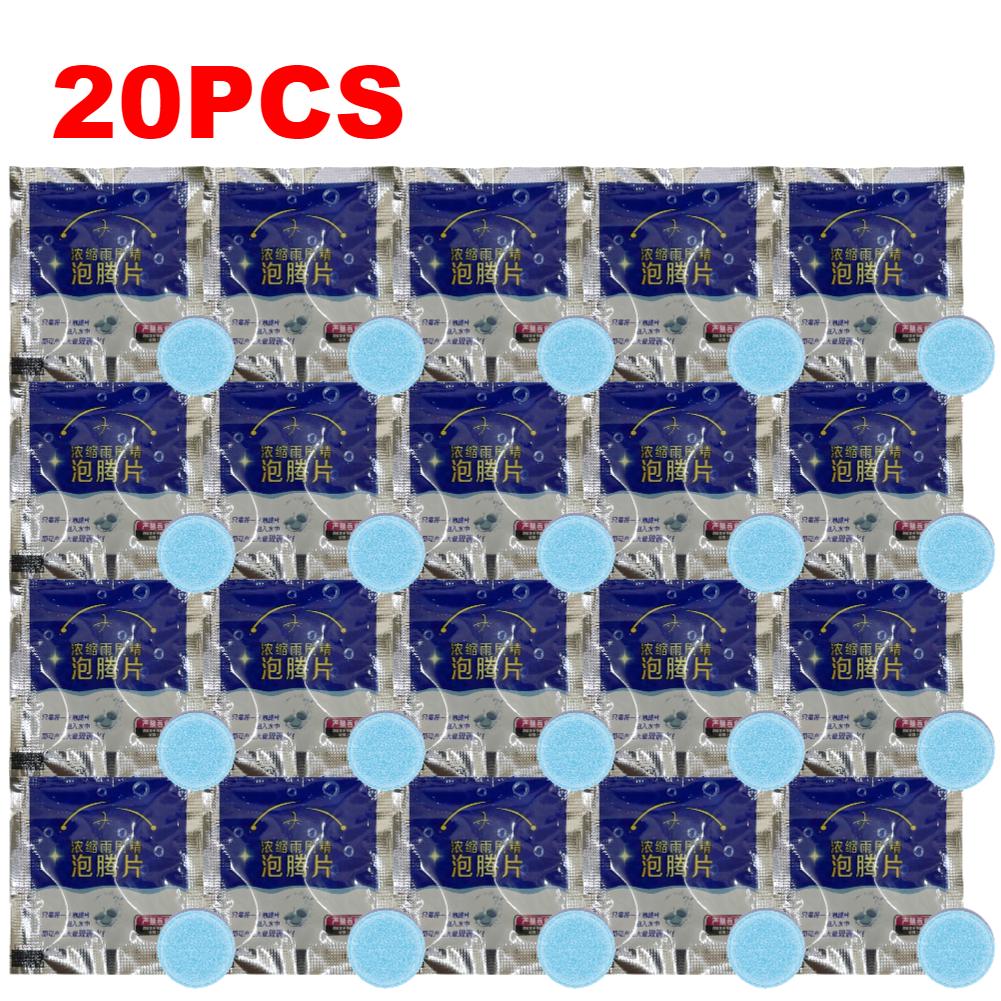10-100PCS Solid Car Windscreen Cleaner Effervescent Tablets Concentrated Auto Glass Cleaning Detergent For Wiper Window Kitchen