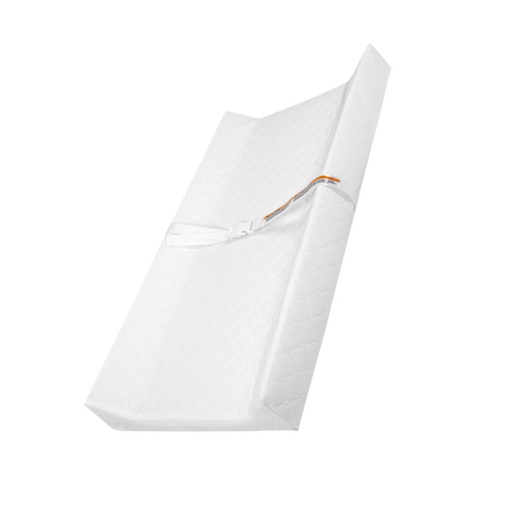 Contour Changing Pad Baby Diaper Changing Table Pad with Fastening Strap for Dresser Top Changing Diaper Mat 32x16inch