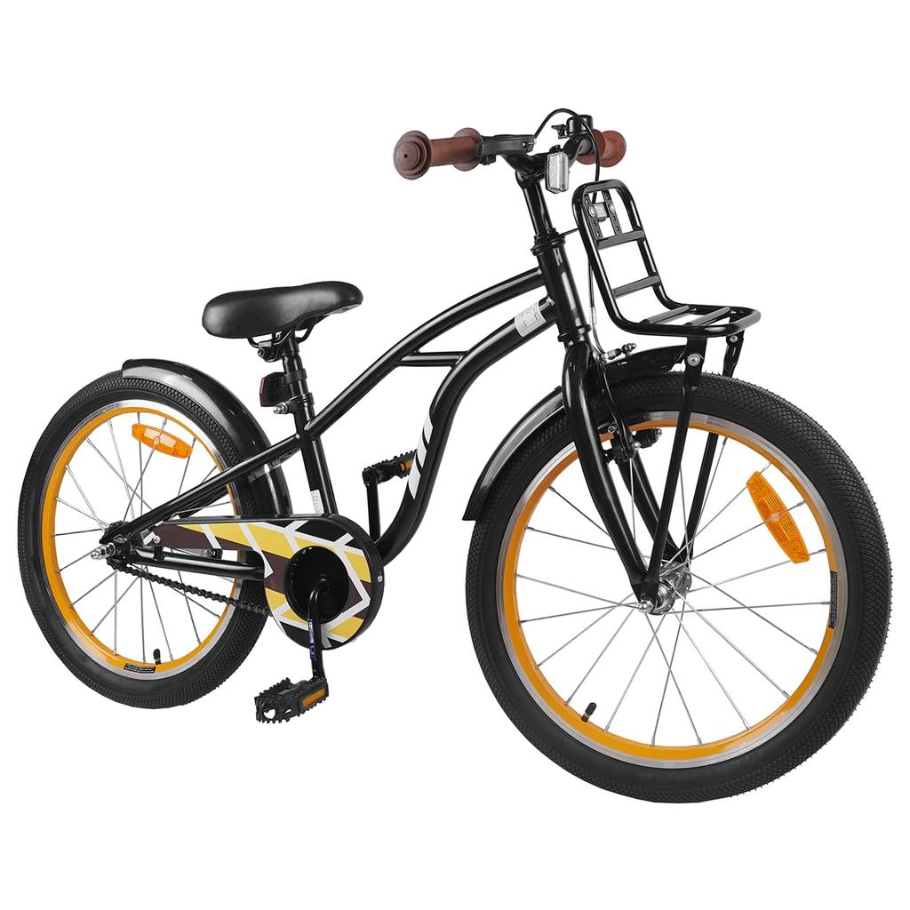Kinderfahrrad 20 Zoll für Alter 6 11 Schwarz
