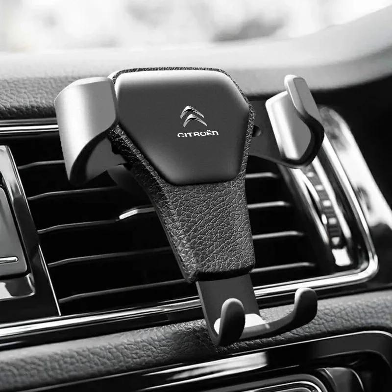 Auto-Plakette Handyhalter Halterung Luftklemme Halter Ständer Zubehör für Citroen C1 C2 C3 C4 C5 C6 C8 C4L DS3 DS4 DS5 DS5LS DS6