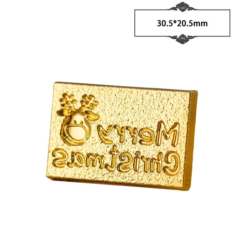 Christmas Wax Seal Stamps Sealing Wax Vintage Sello Candy Retro Envelopes Sealing Stamp Head Wedding Invitations Cards ZT0109