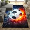 1pc Soccer Ball rug home carpet design for office decor gift living room bedroom