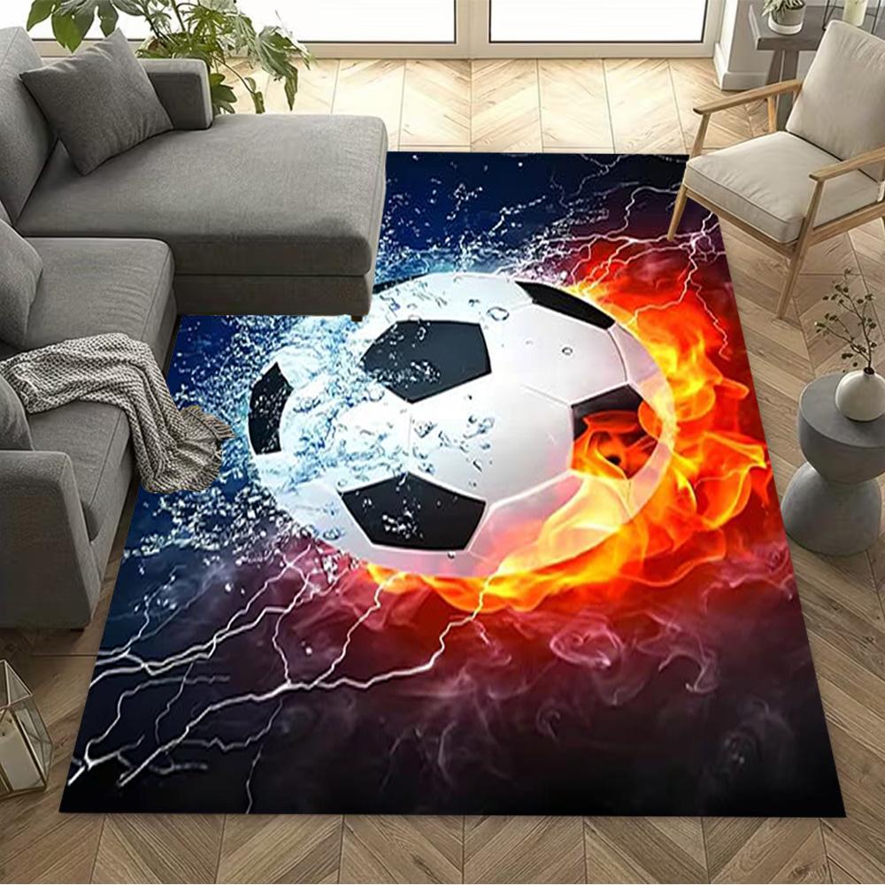 1pc Soccer Ball rug home carpet design for office decor gift living room bedroom