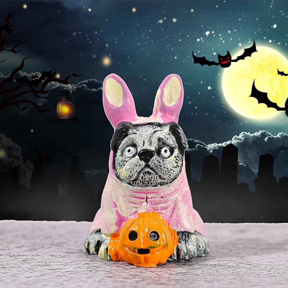 Halloween Series Micro Landscape Ornaments Cute Pumpkin Lantern Halloween Decorations DIY Crystal Ball Accessories