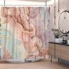 pink marble shower curtain modern elegant abstract colorful bathroom decorative waterproof fabric shower curtain with hook
