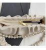 Pearl Temperament Women's Ruched Cloud Shoulder Bag - Spring 2025 Fashion
