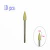 6pcs/10pcs Silicone Rubber Dental Polishing Polisher Grinders Nail Drill Bits for Electric Manicure 2.35mm Shank