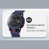 Naviforce Original Men LCD Digital Watch Lightweight Silicone Strap Waterproof Calendar Date Chronograph Alarm Men Boys Outdoor Watch NF7133