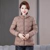 Baumwollgepolsterte Jacke Damen Kurz Locker Stehkragen Mutterkleidung Kleine Baumwollgepolsterte Jacke Winterjacke Kleine Baumwollgepolsterte Jacke Alleskönner