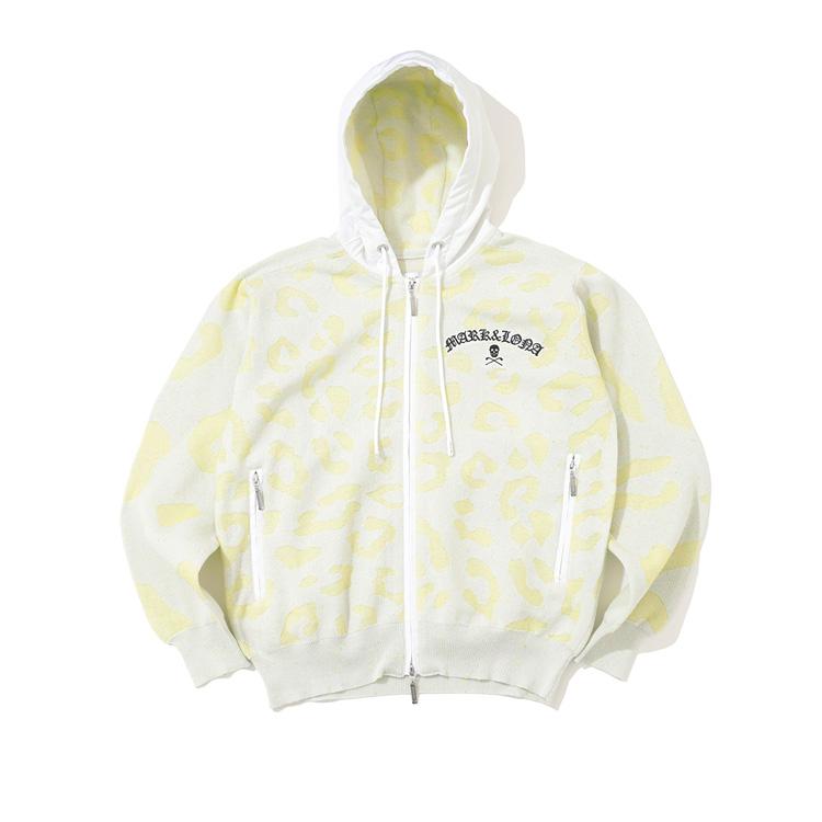 Makeuaenlona W Gn Pattern Jqd Knit Hoodie Ls1Ib07F