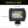 NEW 1PCS 60W Offroad LED Work Light 12V Spot Flood Combo Pods For SUV ATV Truck Boats Car LED Headlights Fog Lamps Accessories