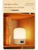 Eye-friendly LED Night Light: Bedroom, Dormitory, Desk & Bedside Lamp with Charging Function - Popular Atmosphere Lamp for Students