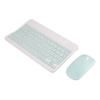 10 Inch Bluetooth Keyboard Set USB Charging Ultra Thin Quiet Wireless Keyboard with DPI Mouse for
