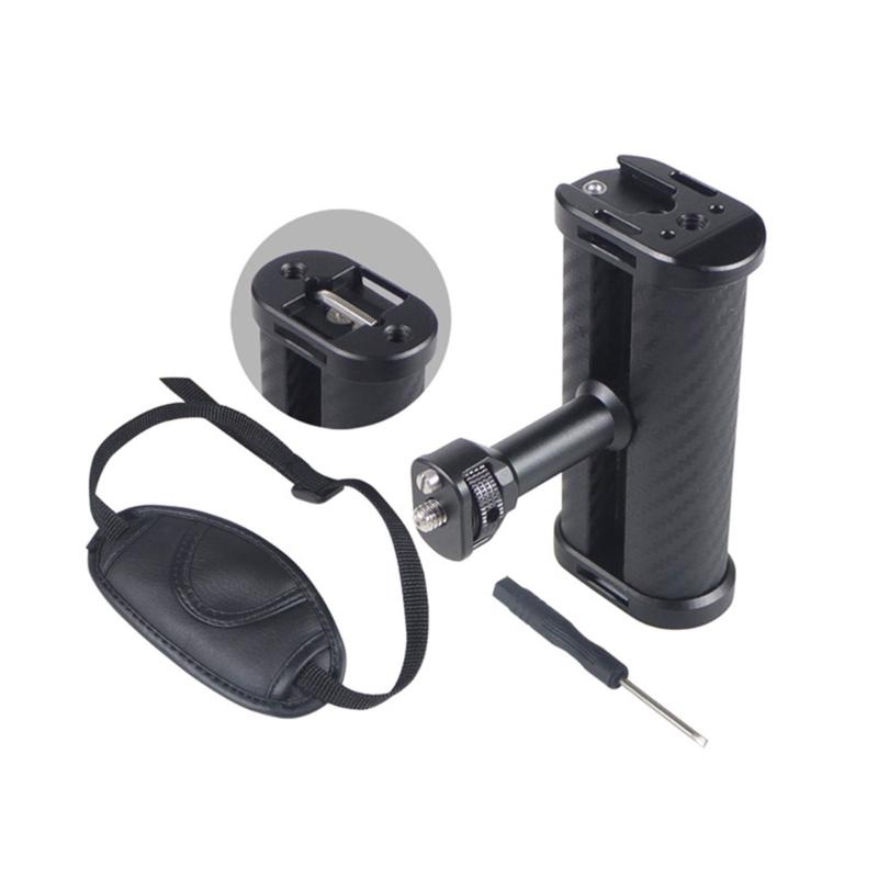 Uniwersalny Uchwyt Boczny Aluminiowy Regulowany Rękojeść Śruba 1/4" Mocowanie Zimnej Stopki Rękojeść Regulowane Mocowanie Góra-Dół