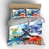 Color Splashes With Hockey Gear Print Soft Comfortable Duvet Cover Bedding Set Included 1*Duvet Cover  2*Pillowcases