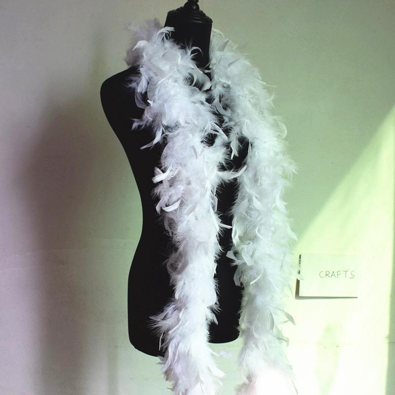 DIY Exquisite 50 g 2 m / strip  thick feather boa feather wedding party Dress up a variety of colors