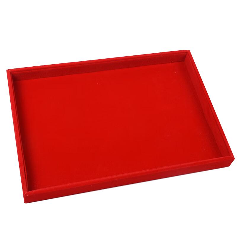 Red Velvet Jewelry Display Tray
