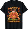 Fijne Thanksgiving Grappige Kalkoen Familiediner Thanksgiving T-shirt