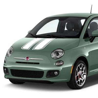 Sticker Vinil Stripuri Capotă Mașină Decorațiuni Capac Motor Grafică Stripuri Sport Racing Autocolant Accesorii Impermeabile Pentru Fiat 500