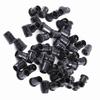 5mm LED 50Pcs Lamp Socket Diode Holder Nylon Black Clip Bezel Mount Useful