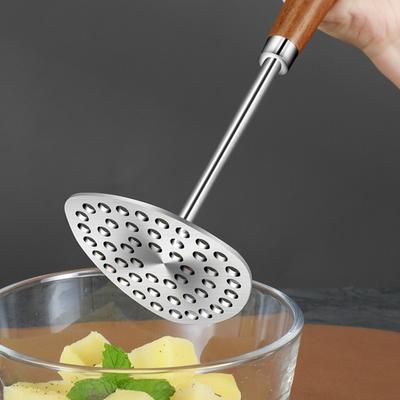 Écraseur manuel à main pour aliments en acier inoxydable Broyeur à fruits Robuste Écraseur à pommes de terre Cuisine