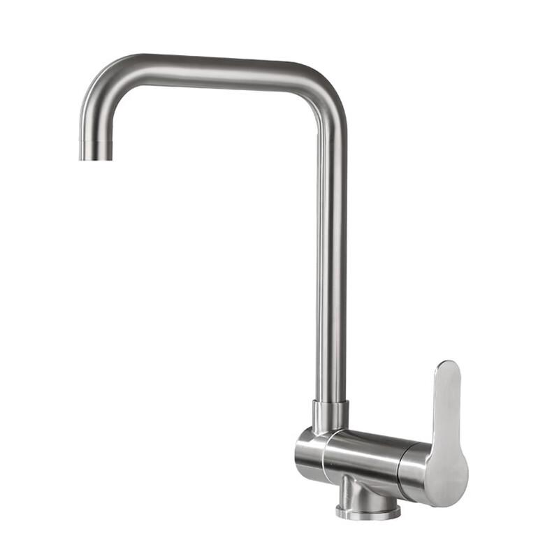 VEMUSE Foldable Rotatable 304 Stainless Steel Kitchen Faucet