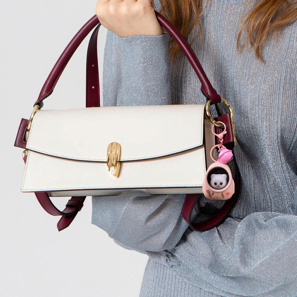 Bear Keychain Sturdy ABS Key Holder Lovely Designs LED Light Glowing for Women and Kids Backpack Purse Ornament