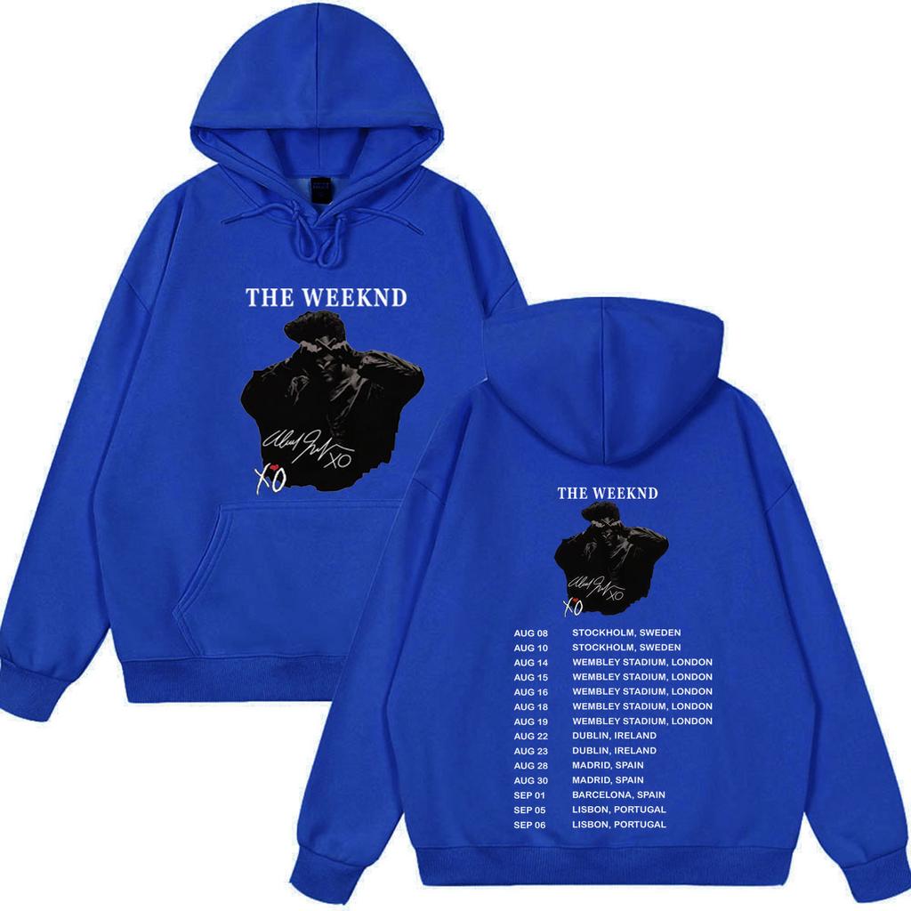 The Weeknd XO After Hours Til Dawn Print Hoodie Men Women Fashion Pullover Long Sleeves Casual Vintage Sweatshirts Streetwear