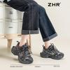 ZHR JT62 Damen Retro klobige Plateau-Sneaker