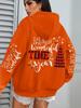 Women's Creative Christmas Tree Print Hoodie - Casual Loose Autumn Pullover